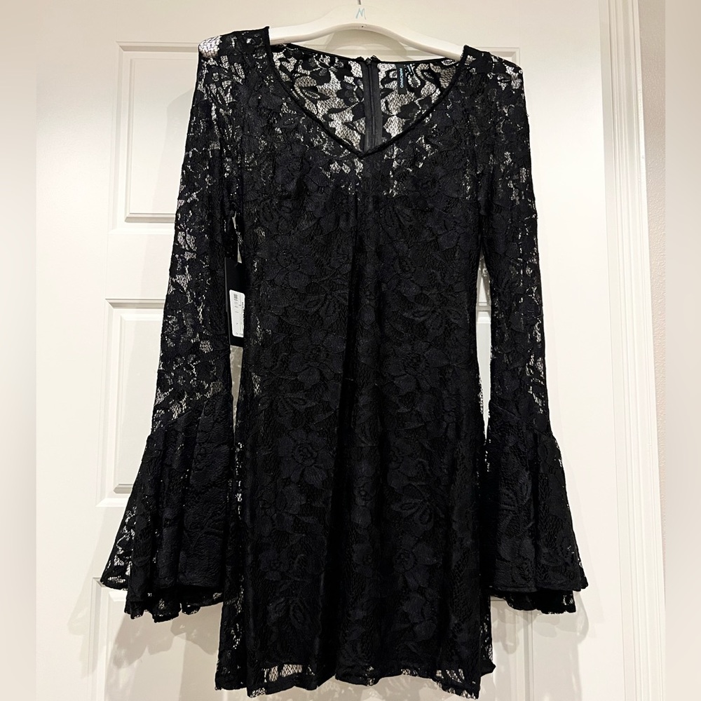 Black lace Marciano dress